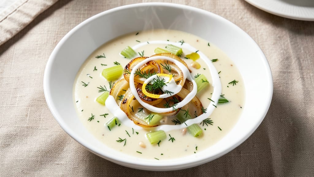 Celery Soup Recipe Instant Pot: Crispy Topping and Creamy Base in One Pot