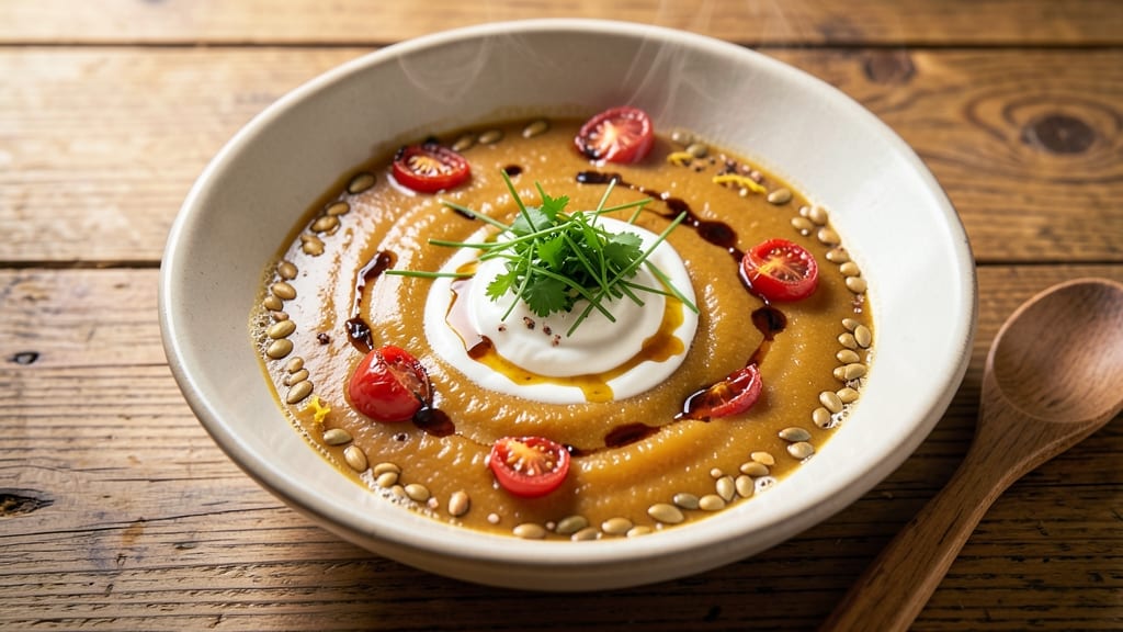 Best Butternut Squash Soup Recipe in the World: Velvety Spice with Toasted Celery Crowns