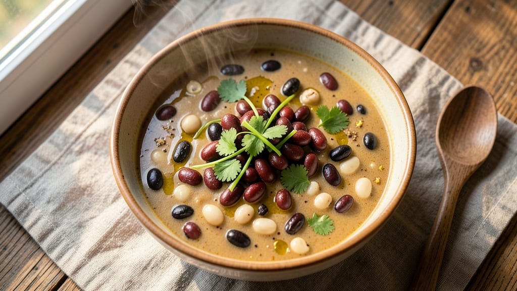 9 Bean Vegetarian Soup Recipe: Hearty Protein-Packed One-Pot Wonder