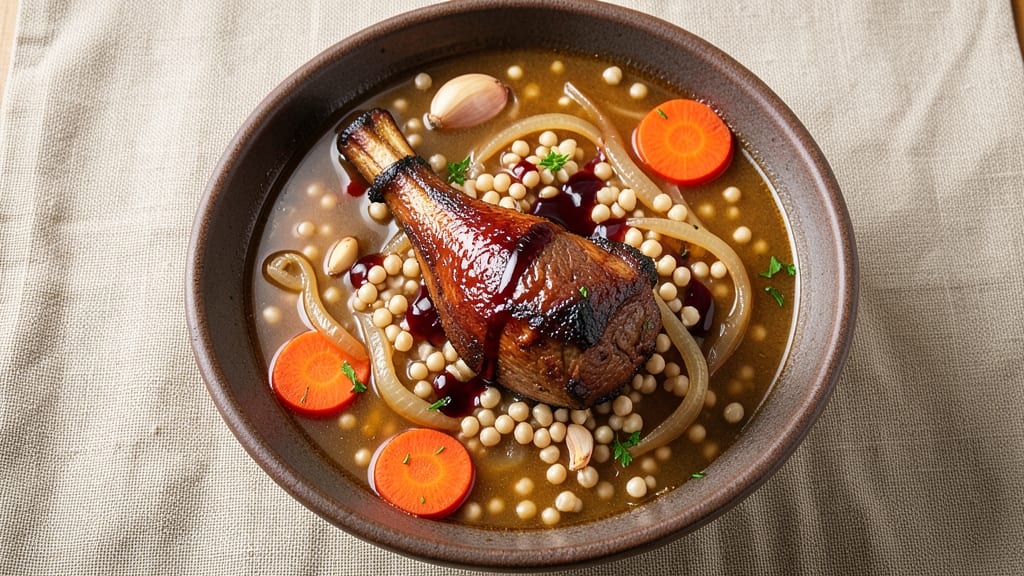Beef Shank and Barley Soup Recipe: Deep Umami from Slow-Braised Bones