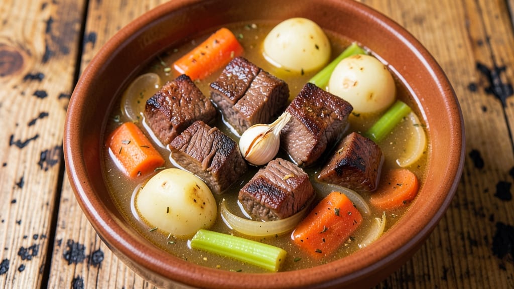 Bill Miller's Vegetable Beef Soup Recipe: Hearty One-Pot With Caramelized Roots