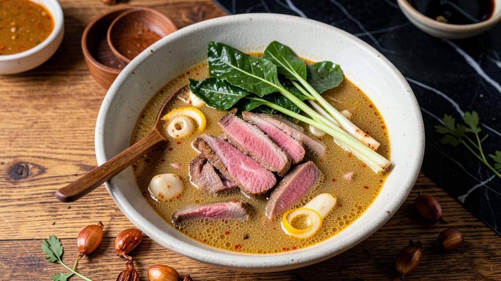Beef Tom Yum Soup Recipe: Spicy-Lime Zing and Herbal Freshness