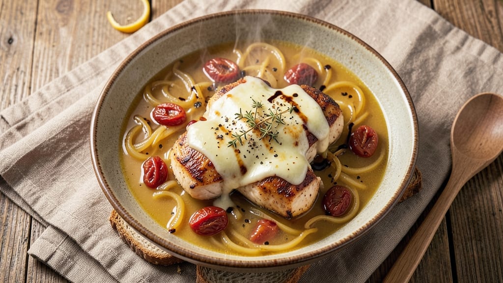 Apricot Chicken French Onion Soup Recipe: Sweet-Tart Twist on Classic Comfort