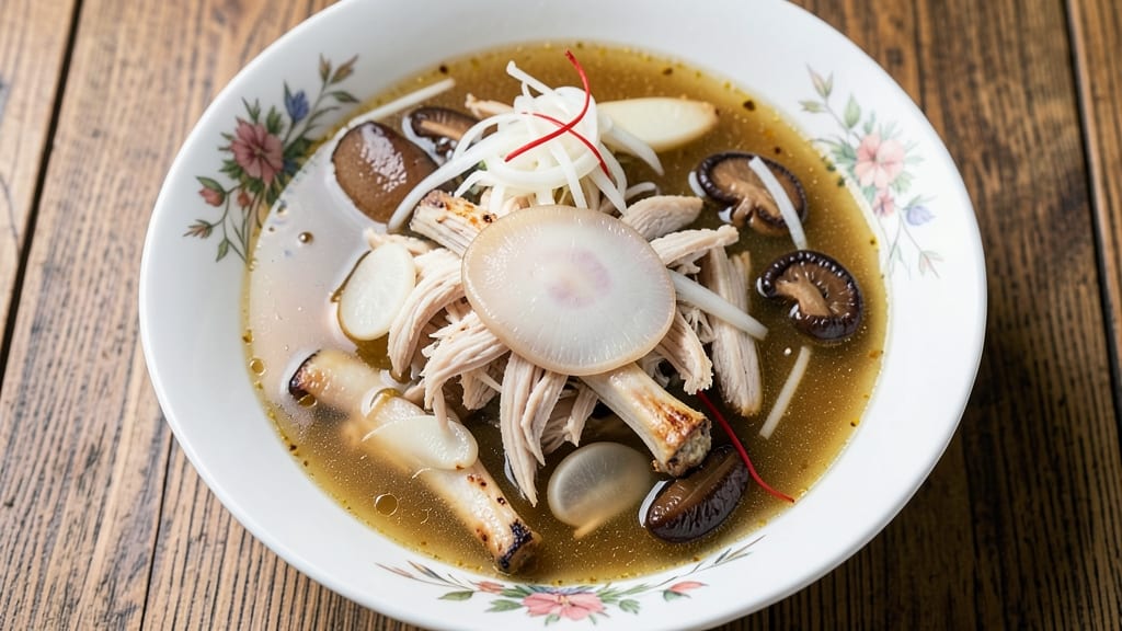 Abalone Ginseng Chicken Soup Recipe: Velvety Broth with Umami-Rich Seafood and Herbal Depth