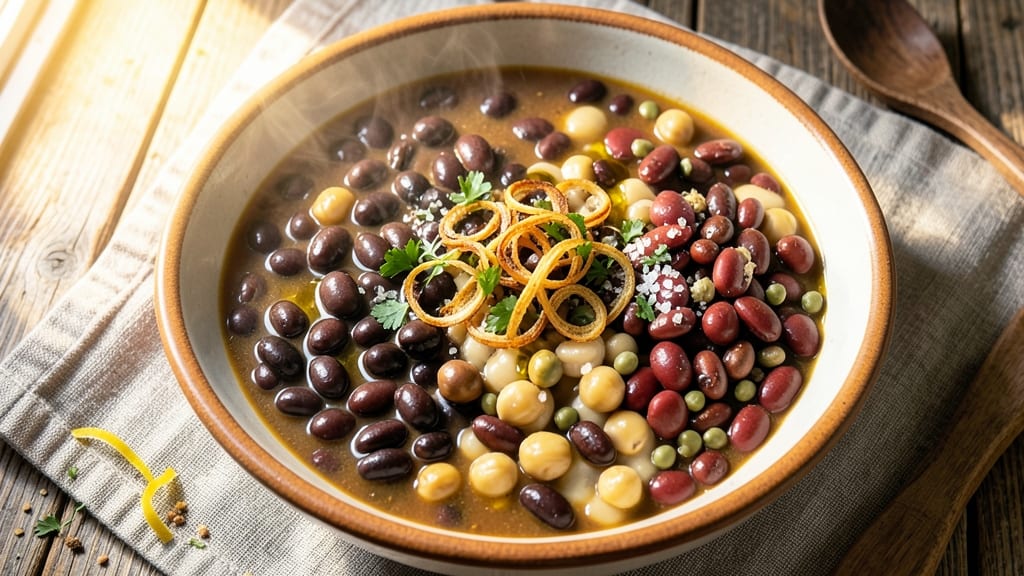 7 Bean Soup Recipe From Scratch: Slow-Simmered Heartiness With Celery Crown Crunch