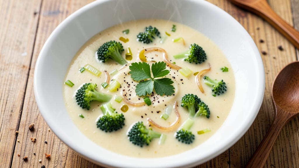 Betty Crocker Cream of Broccoli Soup Recipe: Velvety Creaminess With Crispy Celery Topping
