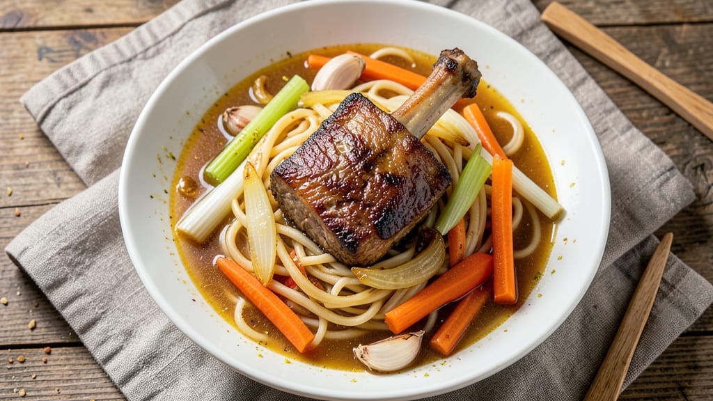 Beef Shank Noodle Soup Recipe: Deep Umami Broth With Silky Noodles