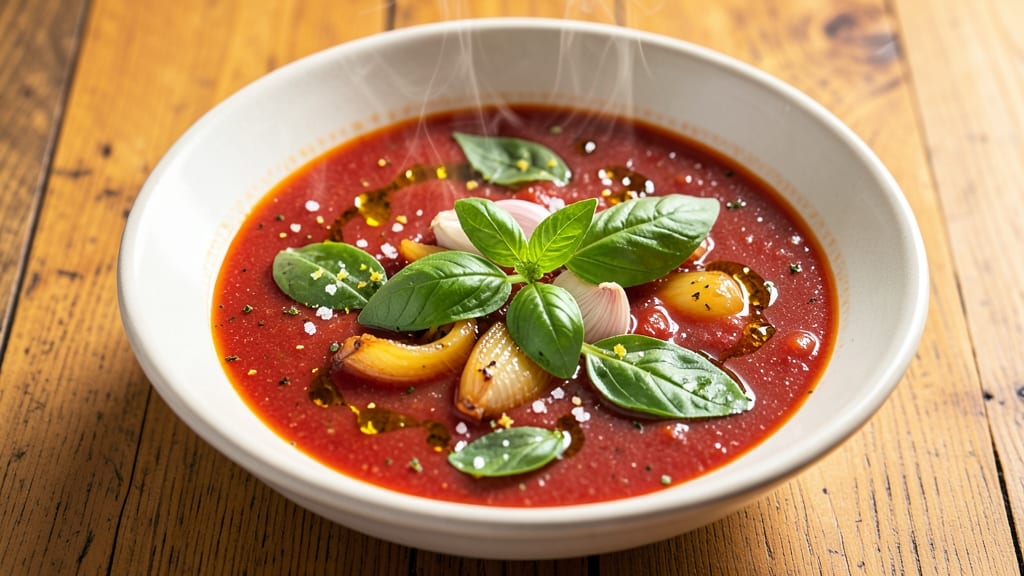 Beyond Bread Tomato Basil Soup Recipe: Plant-Based Comfort With Fresh Herb Brightness