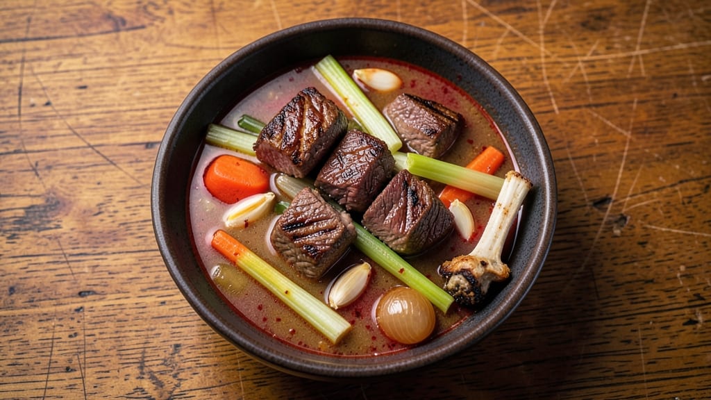 Black Angus Restaurant Steak Soup Recipe: Deep Meatiness From Slow-Simmered Bones
