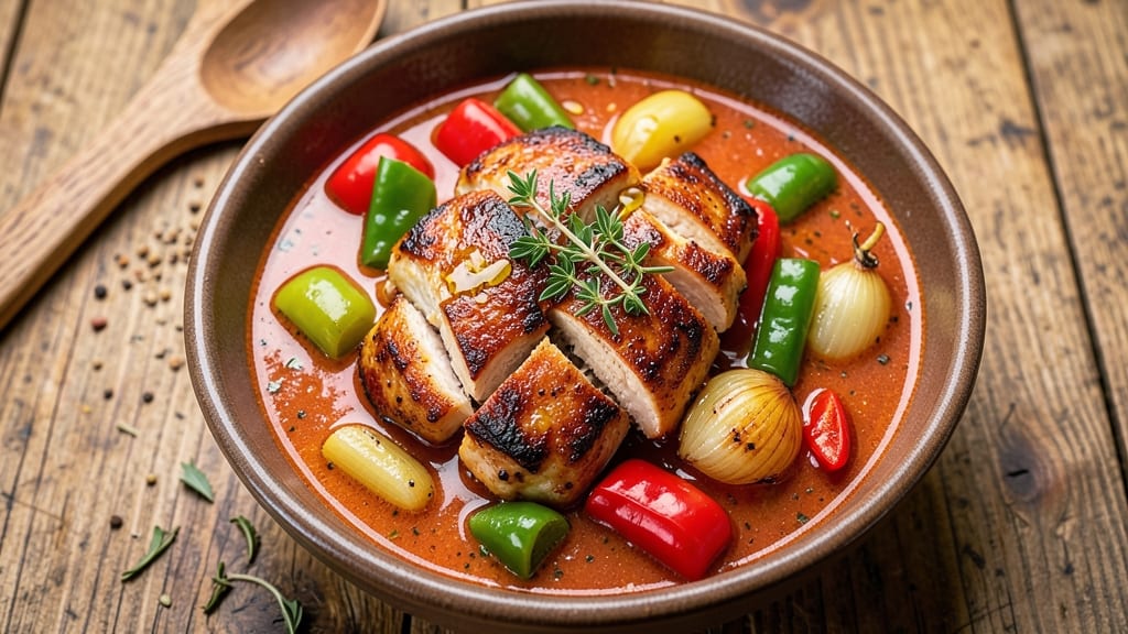 Authentic Cuban Chicken Soup Recipe: Crispy Tortilla Crowns Over Smoky Tomato-Chicken Velout