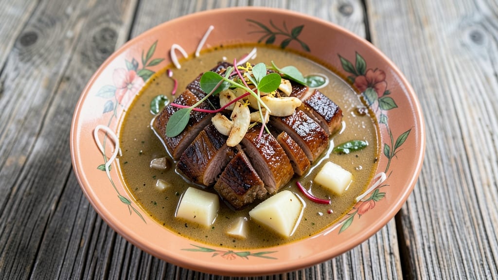 Beef Camto Soup Recipe: Smoky Bacon and Celery Crown Crunch