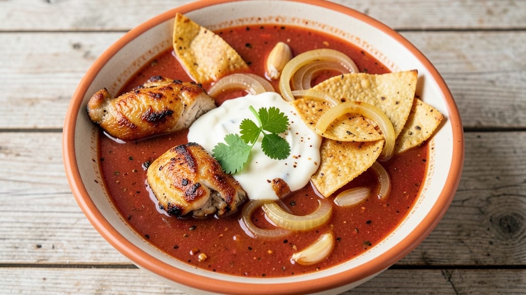Bear Creek Chicken Tortilla Soup Recipe: Smoky Cumin-Spiced Tortilla Crunch Over Creamy Tomato Base
