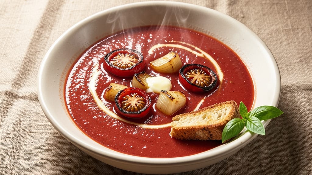 American Tomato Soup Recipe: Crispy Garlic Bread Pairing Magic