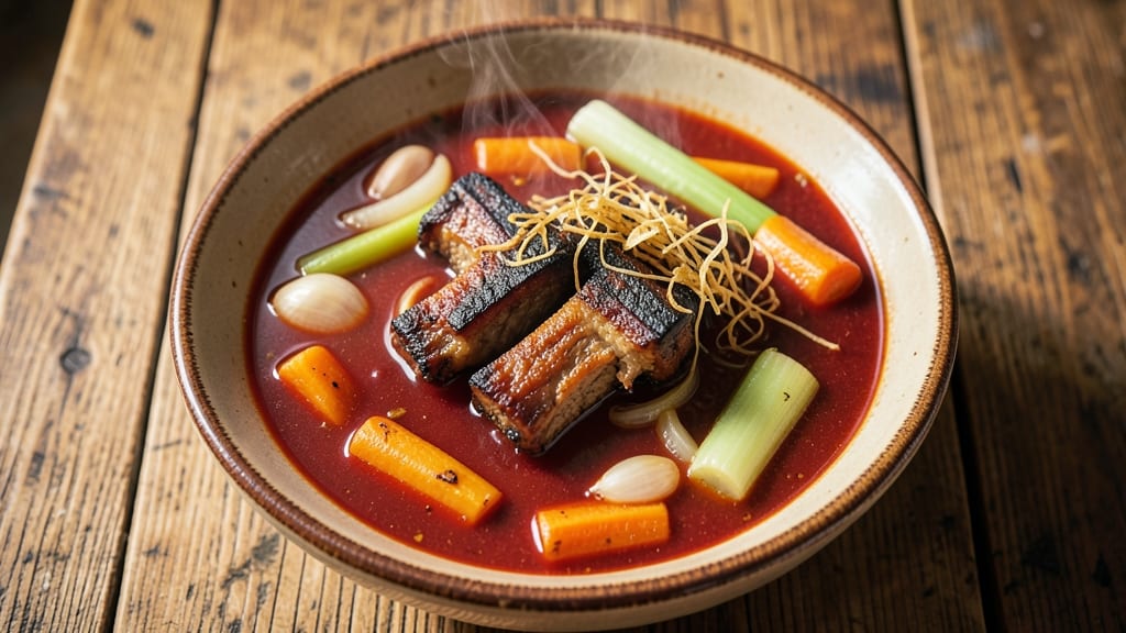 Aiea Bowling Alley Oxtail Soup Recipe: Slow-Simmered Luxury with Celery Crown Crunch