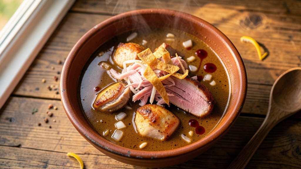 Al Pastor Soup Recipe: Crispy Tortilla Crowns Over Smoky Chipotle Broth