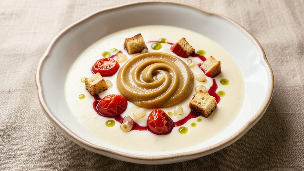 4Bs Cream Tomato Soup Recipe: Silky Smooth With Crispy Celery Crowns