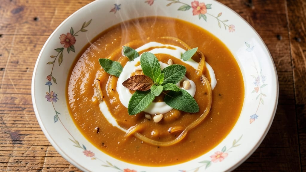 Asylum Butternut Squash Soup Recipe: Roasted Squash and Sage Velout Magic