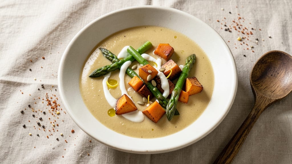 Asparagus and Sweet Potato Soup Recipe: Earthy-Sweet Harmony in 30 Minutes