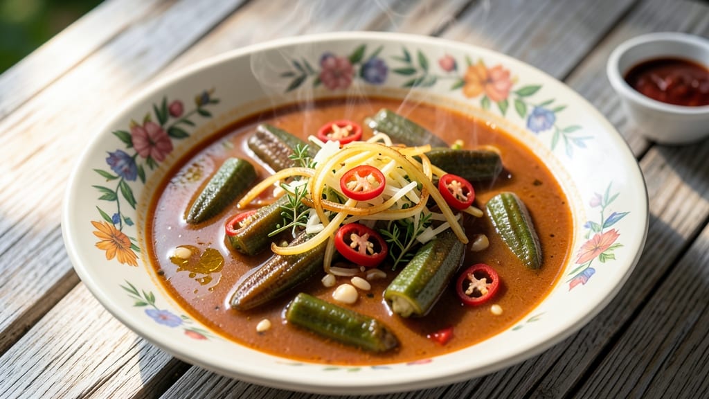 Bahamian Okra Soup Recipe: Spiced Tomato and Herb Crunch in One Pot