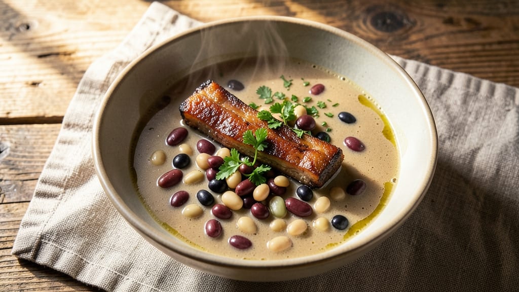 7 Bean Soup Recipe with Ham Hock: Slow-Simmered Richness and Crispy Celery Crowns